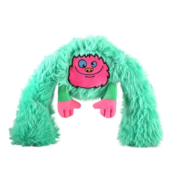 Brinquedo para cães 2in1 King Kong Pelúcia com Bola Menta - Qmonster