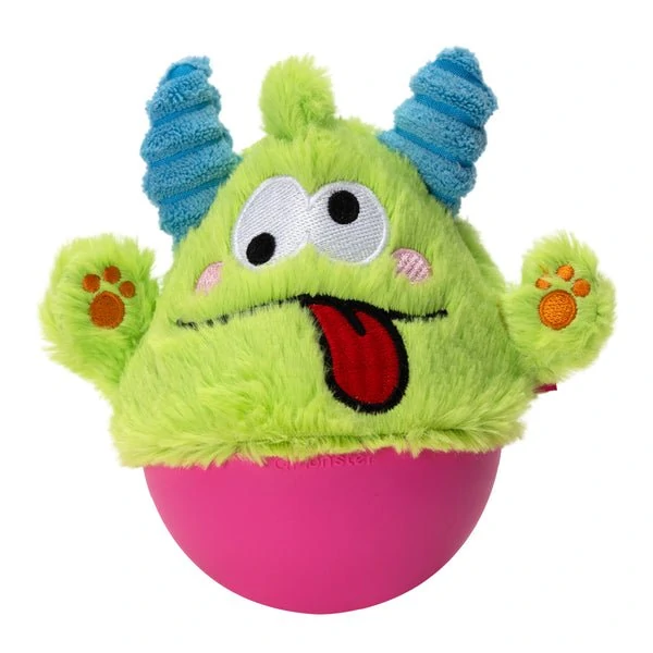 Qmonster Brinquedo para cachorro - João Bobo - Verde
